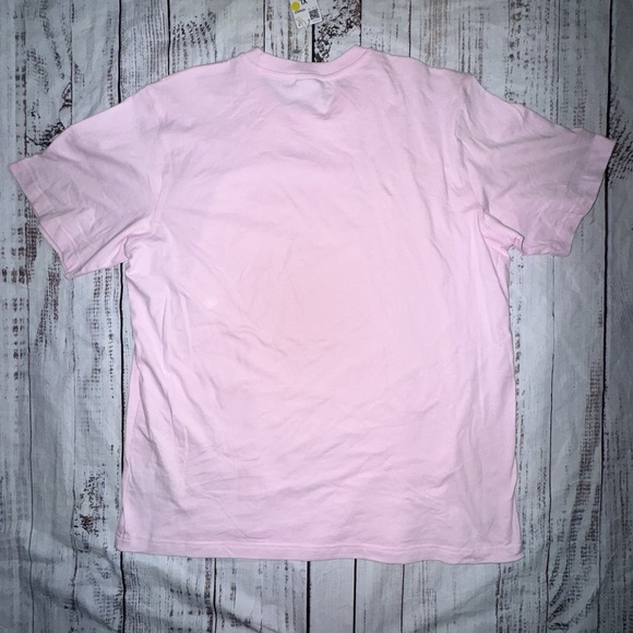 MEN'S XL ADIDAS TREFOIL ESSENTIALS TEE SS (CLEAR PINK) - Picture 5 of 5